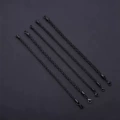 3mm black twist bracelet 17cm