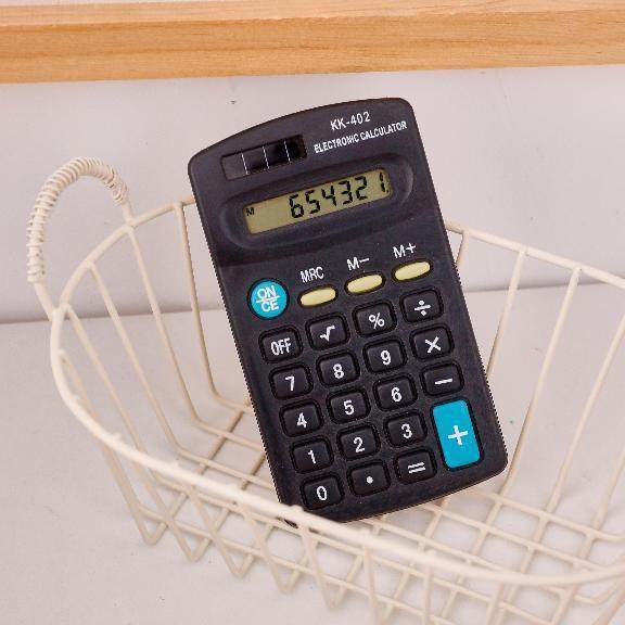 迷你便携计算器 402学生计算器 8位电子计算机便携式多功能