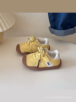 Baby Toddler Shoes 0-1-3 Years Old Spring & Fall New Infant Leather Non-Slip Sports Shoes Functional Shoes for Boys and Girls