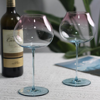 Haizue Crystal Glass Red Wine Glass Ultra-Thin Accessible Luxury Burgundy Bordeaux Goblet Home High-End Wine Glass
