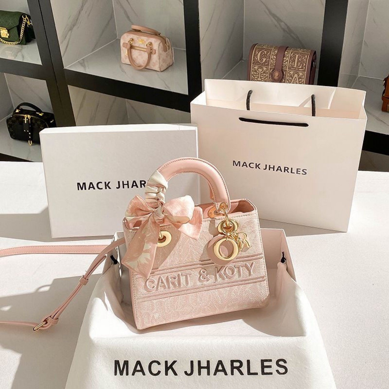 MACK JHARLES this year popular embroidery toffee bag ladies spring new high sense handbag 1 O1CN01IUKLid2NZz0Ag4raO !!2217618769978 0 cib