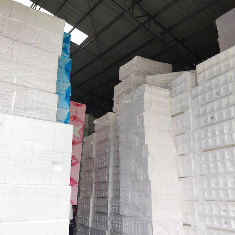 Foam Board Packaging Express Delivery Filler Foam Lining Cushioning Foam Pad Inner Support White Foam Box Customization