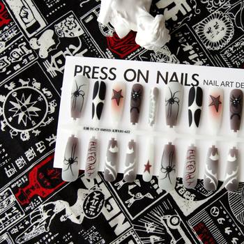 Tang Chao background color semi-finished wearing armour prefabricated armour European and American lines ten thousand Christmas cartoon retro hot girl manicure