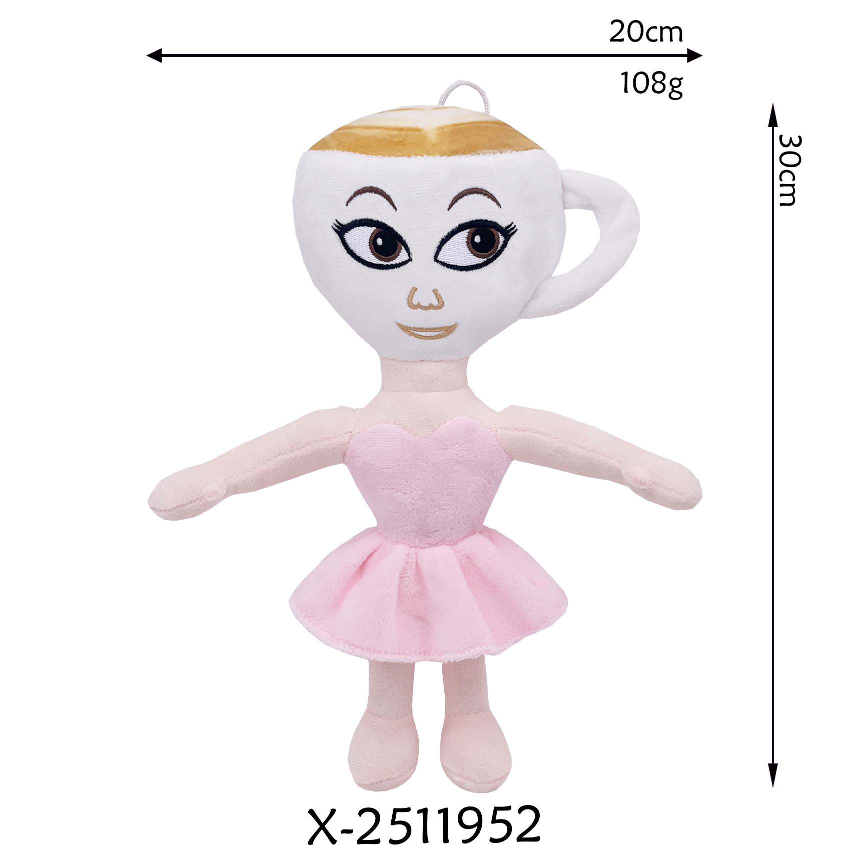 跨境工厂 鲨鱼美国山海经毛绒玩具外国山海经玩具木棍人公仔现货