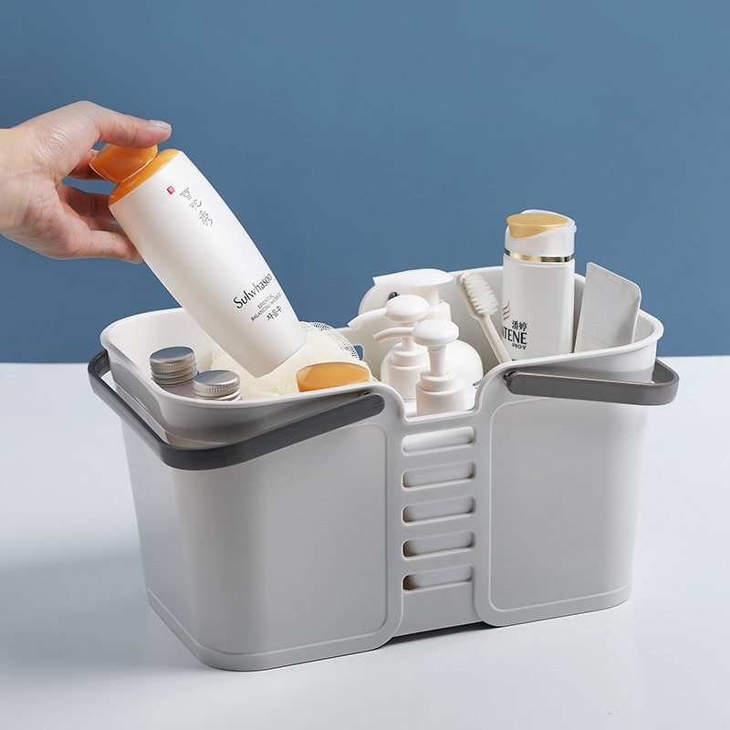 Large Dormitory Bath Basket Bathroom Toiletries Storage Basket Satchel Student Bath Basket Toiletries Storage Basket