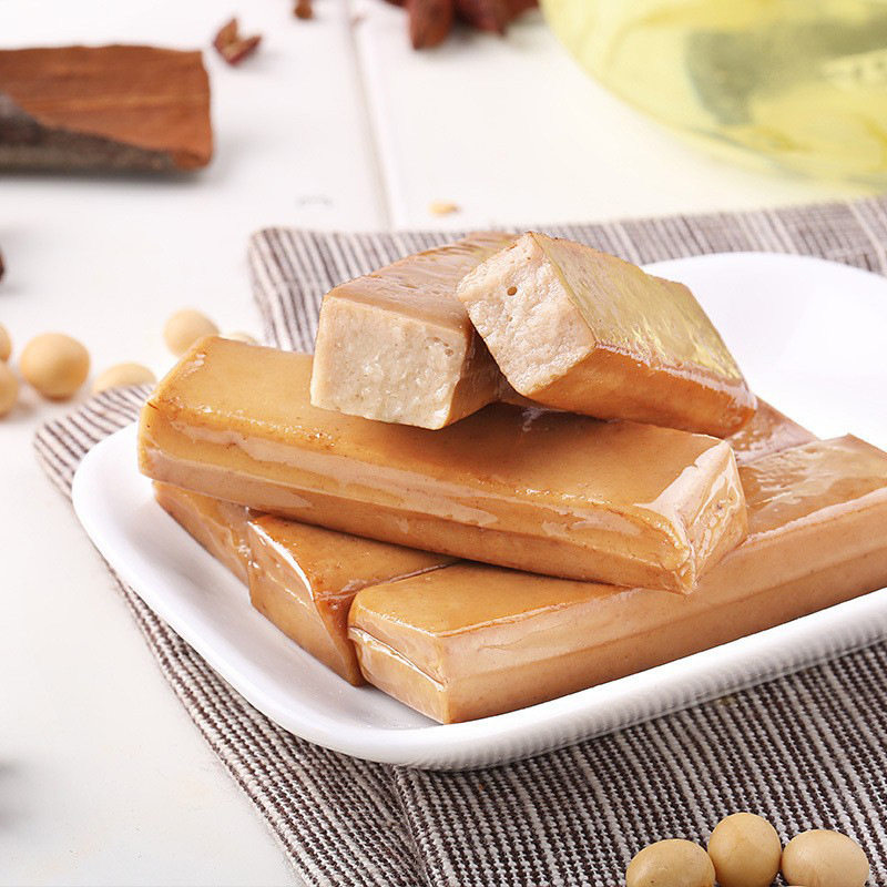 Baicaowei One-Word Tofu (Five-Spice Flavor) 120g Box, 75 Packs, Soy Products, Vegetarian Snacks