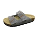 Dark gray suede