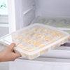 Dumpling Freezer Box with One Layer and One Lid, Non-Stick Box, Refrigerator Fresh-Keeping Storage Box, Dumpling Food Tray, Dumpling Plate Storage