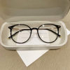 Douyin Translucent Tea Gold Glasses Ultra-Light Cold Brown Plain Makeup Artifact Female K-Style Myopia Can Be Equipped with Prescription Eye Frame Frames
