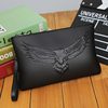 Soft Leather Handbag Men's Clutch Bag Social Boy Clamp Bag Casual Clutch Bag Large Capacity Soft Leather Envelope Bag Men's Bag