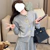 Fashionable Small Fragrant Knitted Suit for Women in Autumn and Winter New Korean Style Slimming Look Pleated A-Line Skirt Two-Piece Set