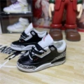 3 Black Cement (a pair of naked shoes)