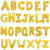 16-дюймовая американская версия letter gold от A до Z с фотографическими комментариями (начиная с 50 букв на букву)