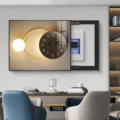 Abstract Geometry - High Transparency Crystal Porcelain Finish + Real Clock