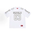 White/bone short sleeve