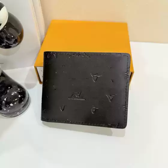 Donkey Home Genuine Leather Men's Short Wallet Bifold Wallet Multifunctional Card Holder Id Holder Coin Purse Cross-Border High Version
