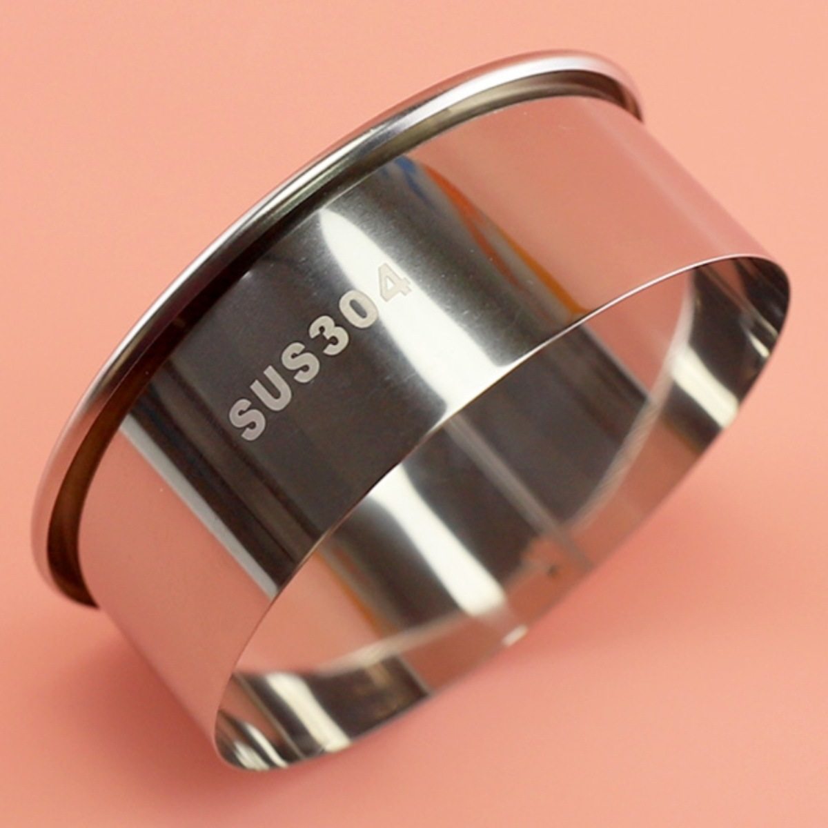 304 Stainless Steel Dumpling Skin Cutting Mold Household Bun Skin Press Grinding Tool Round Cutting Mold for Making Dumplings