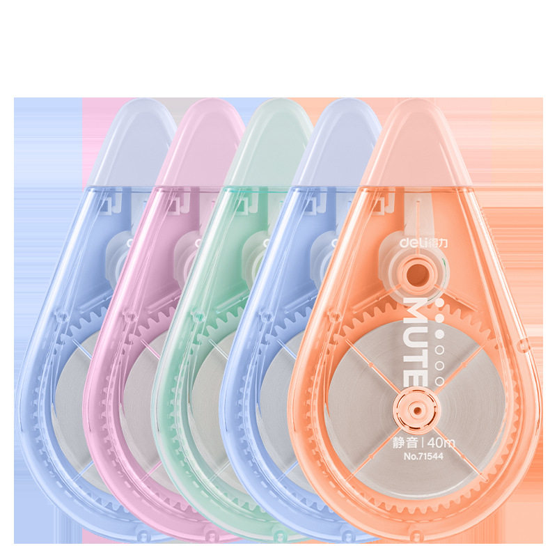 ✨Mute large capacity✨Deli correction tape for primary school students special affordable smooth high-tech correction tape correction