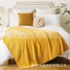 Chenille Pure Color Knitted Blanket Home Soft Decoration Air Conditioning Sofa Lazy Blanket Office Nap Blanket Blanket