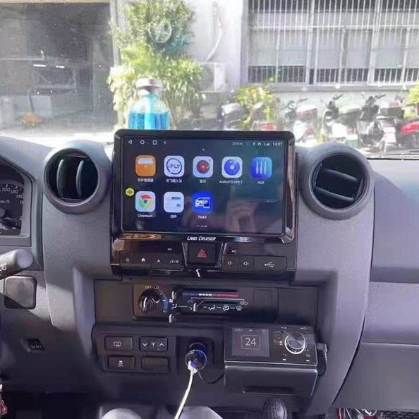 Suitable for Land Cruiser Pickup Truck Central Control Android Large-Screen Navigation Land Cruiser Vehicle Integrated System