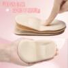 Silicone Heel Pad, Arch Pad, Soft Particle Massage Orthopedic Insole for Men and Women, Self-Adhesive Invisible Anti-Slip Shock Absorption Half Size