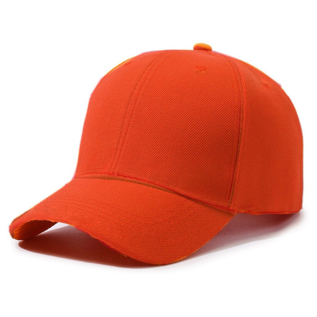 帽子毛青纯色光板鸭舌帽户外活动广告遮阳帽批发多色休闲棒球帽