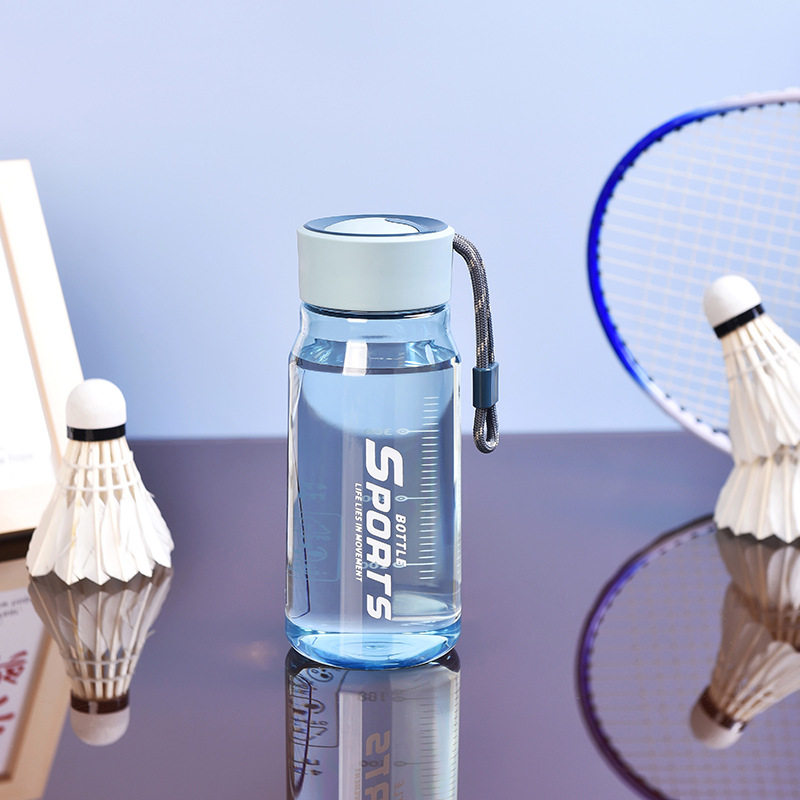 新款便携户外运动水杯男女商务直身塑料杯批发创意活动礼品随手杯