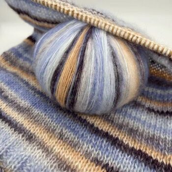 Duan dyed wool yarn gradient rainbow spray yarn cashmere wool mohair handmade scarf sweater wool