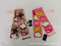 L118 large flower coffee color p