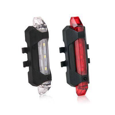 Wholesale mountain bike light riding tail light USB rechargeable light rear warning light night bike equipment bicycle tail light