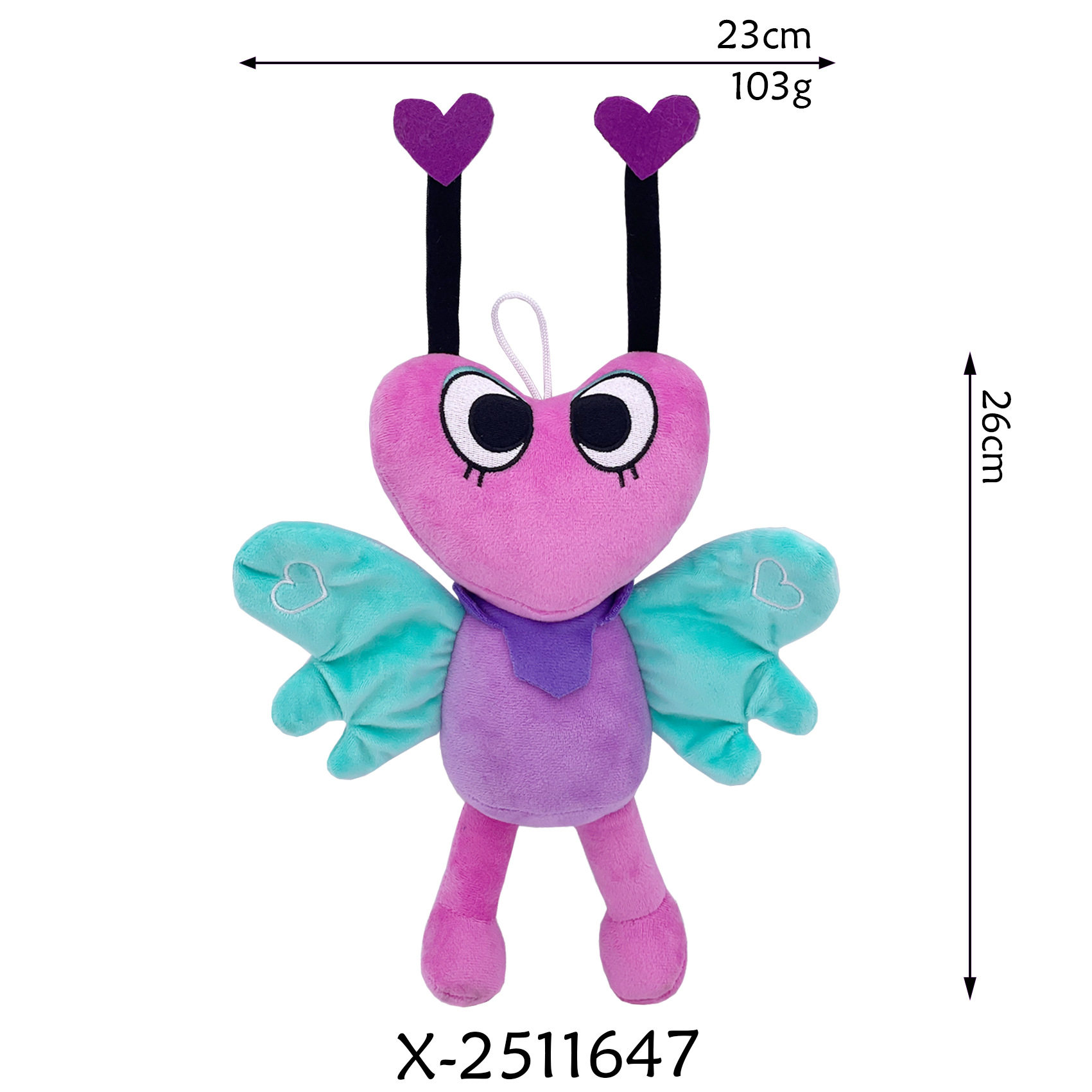 跨境新品dandy’s world plush 丹迪的世界毛绒玩具玩偶公仔娃娃