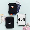 South Korea Romane Passbook Bag Multi-compartment Travel Carry-on ID Card Holder Cash Bill Storage Coin Purse