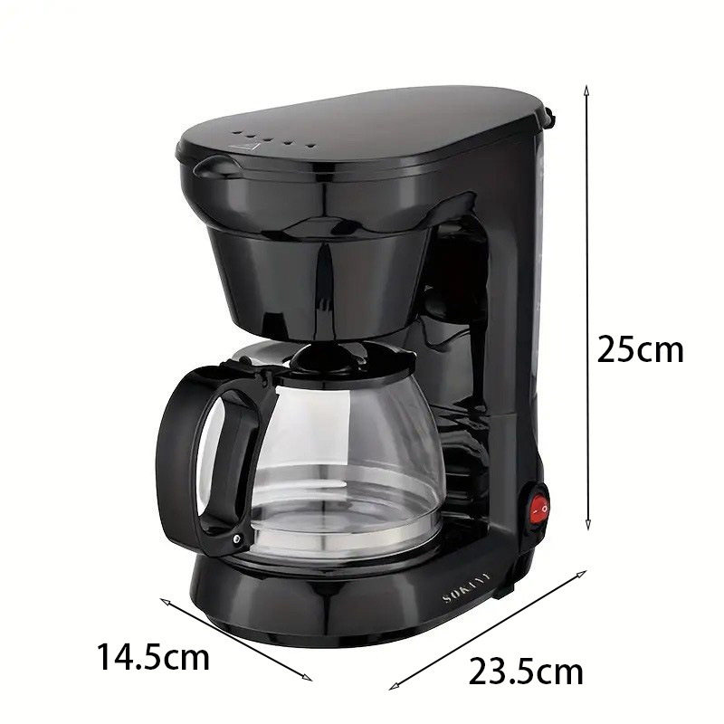 Cross-Border American Standard Coffee Machine Automatic 110V Drip Coffee Machine American Milk Tea Machine Coffee Pot