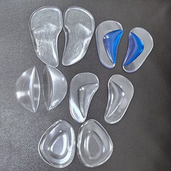 Wholesale Silicone Forefoot Pad Half Size Pad High Heel Insole Half Pad Sole Anti Pain Pad Comfortable Forefoot Pad