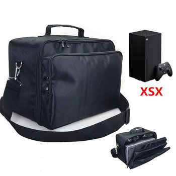 Xbox Series X Host Bag Xsx Game Console Handle Cosmetics Bag Double-Layer Protective Bag Cross-Body Bag