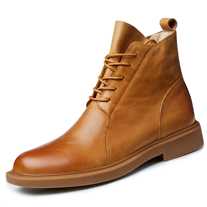 Men’s Genuine Leather Vintage Martin Boots