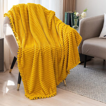 Small Blanket Nap Blanket for One Person Student Leg Cover Thickened Sofa Single Outdoor Living Room Bed Blanket Light Luxury