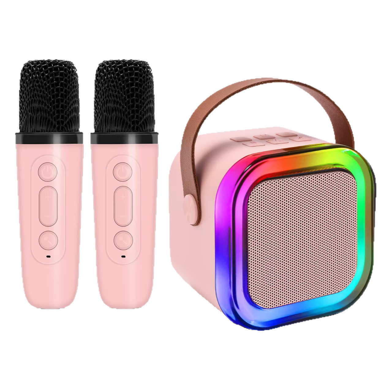 K12 Bluetooth Speaker Microphone Home Ktv Set Wireless Bluetooth Children's Outdoor Camping Speaker Integrated Singing