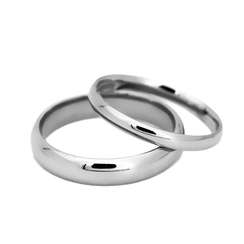 奥维洛韩版弧形指环时尚百搭款式钢饰情侣男女生对戒潮流饰品热销