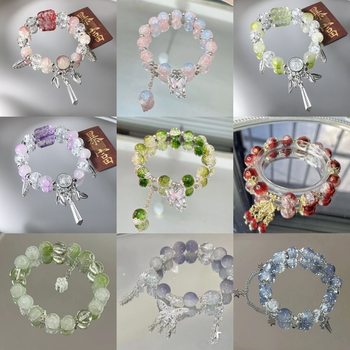 New Butterfly Bracelet Summer Women's High-end Niche Design Mori Sweet New Chinese Bracelet