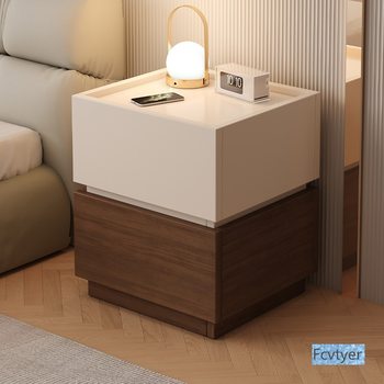 Bedside Table for Home Use, Italian Minimalist Storage, Free Combination Cabinet, Trendy Sofa Side Table, Bedroom Bedside Cabinet