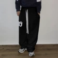 black trousers