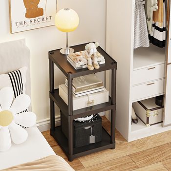 Cross-Border Storage Rack Household Floor-Standing Multi-Layer Snack Rack Living Room Bedroom Dormitory Children's Bookcase Sundry Storage