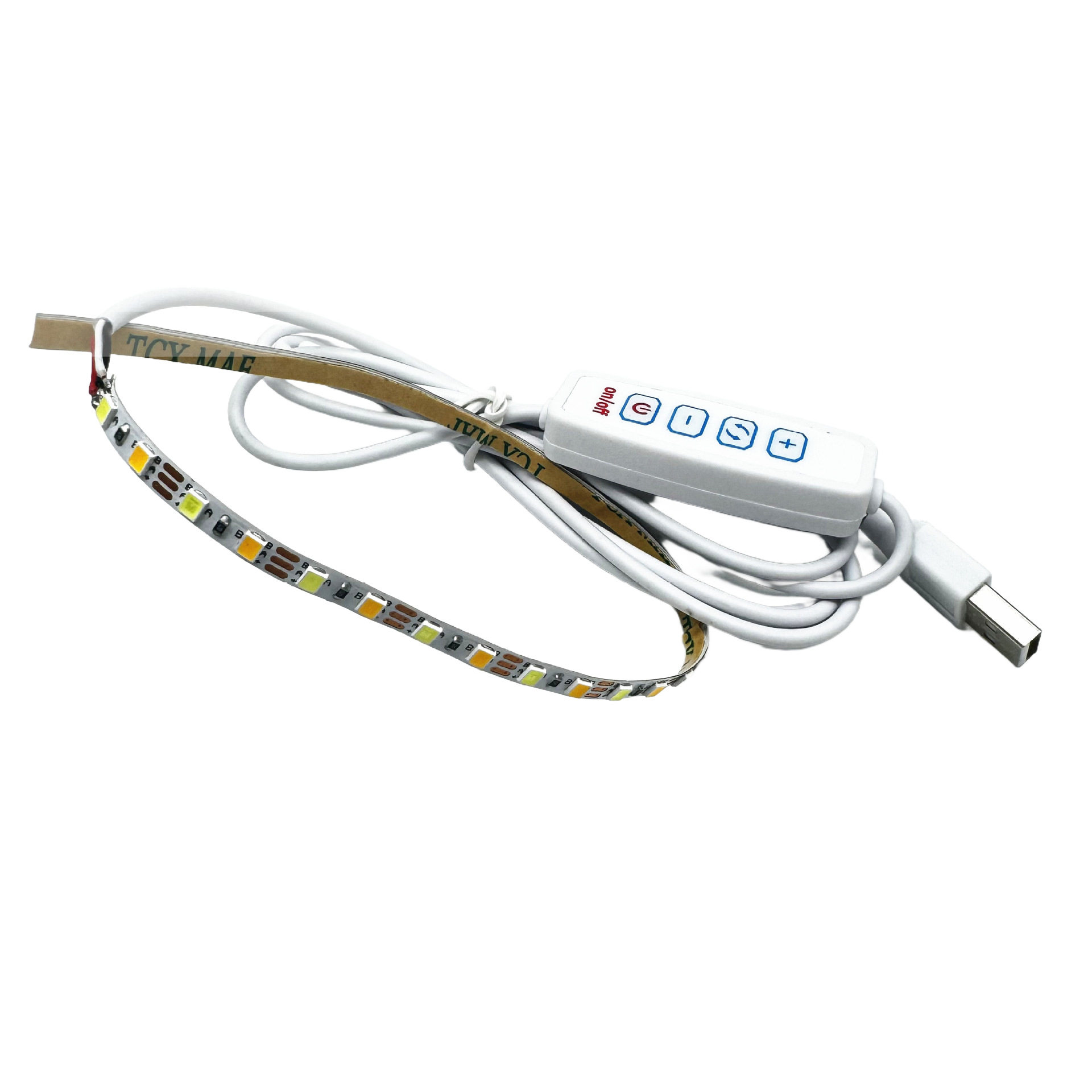 5v three-color variable light with 120 beads picture frame light with USB switch two-color cosmetic mirror gift box led