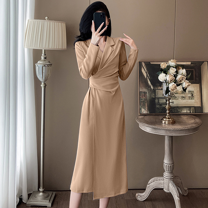 (Mới) Mã C0900 Giá 1300K: Váy Đầm Liền Thân Dáng Dài Nữ Dotdc Dài Tay Hàng Mùa Xuân Thu Đông Thời Trang Nữ Đồ Công Sở Chất Liệu G04 Sản Phẩm Mới, (Miễn Phí Vận Chuyển Toàn Quốc).