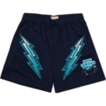Navy blue lightning blue label