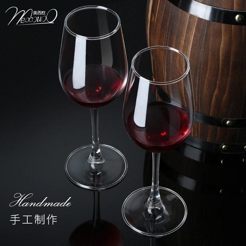 Crystal wine glass suit household high-end wine decanter wine glass handmade glass goblet seven-piece set