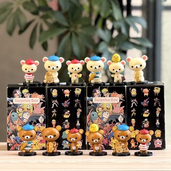 Cute Lightweight Bear Gashapon Doll Toy Casual Bear Cartoon Hand-made Model Micro Landscape Gardening Fleshy Ornaments