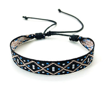 New B&B Ethnic Style Literary Style Bohemian Bracelet Nepalese Adjustable Braided Bracelet Jewelry Gift