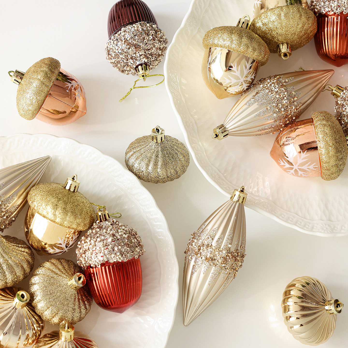 New Champagne Hazelnut Christmas Ball Wine Red Onion Pendant Christmas Tree Small Pendant Christmas Decorations